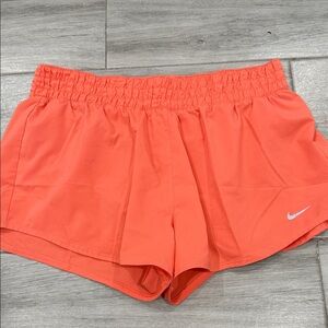 Nike Women's Orange Athletic Shorts
